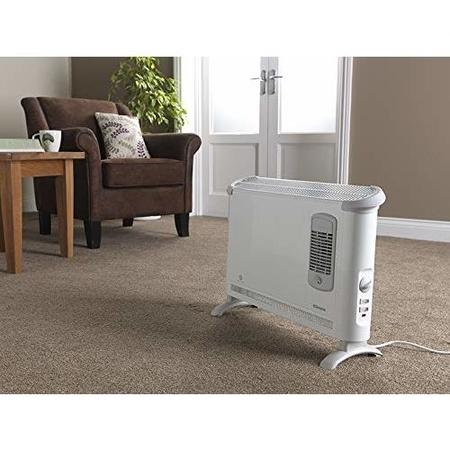 Dimplex 402TSF 2Kw Convector Heater Wall mountable with Turbo Mode and Thermostat for Medium Sized Rooms 