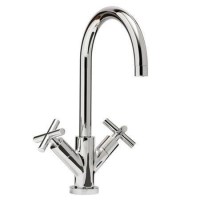Chrome Double Lever Kitchen Mixer Tap Monobloc Chrome Double Lever Kitchen Mixer Tap Monobloc