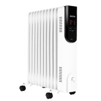 electriQ 2.5kw Smart WiFi Alexa Oil Filled Radiator 11 Fin  24 hour and Weekly Timer with Thermostat and Remote - White electriQ 2.5kw Smart WiFi Alexa Oil Filled Radiator 11 Fin  24 hour and Weekly Timer with Thermostat and Remote - White