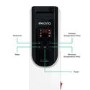 electriQ 2.5kw Smart WiFi Alexa Oil Filled Radiator 11 Fin  24 hour and Weekly Timer with Thermostat and Remote - White