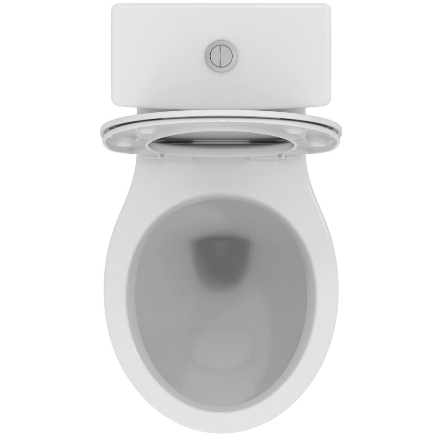 Ideal Standard Eurovit+ Close Coupled Toilet with Soft Close Seat
