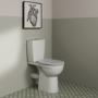 Ideal Standard Eurovit+ Close Coupled Toilet with Soft Close Seat