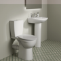 Ideal Standard Eurovit+ Close Coupled Comfort Height Toilet with Soft Close Seat