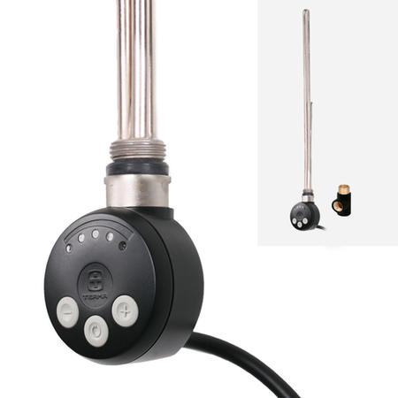 Terma MEG 400W Heating Element Black + T-Piece