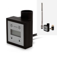 Terma KTX 3 + TS1 600W Heating Element Black + T-Piece