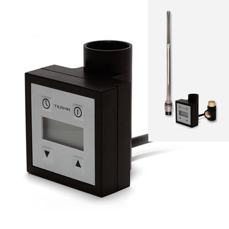 Terma KTX 3 + TS1 600W Heating Element Black + T-Piece