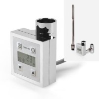 Terma KTX 3 + TS1 800W Heating Element Chrome + T-Piece