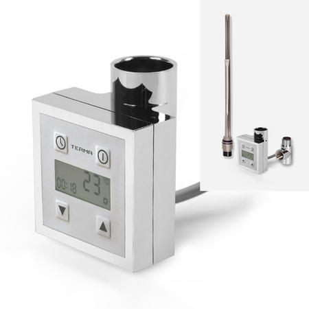 Terma KTX 3 + TS1 800W Heating Element Chrome + T-Piece