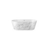 Marble Effect Freestanding Double Ended Bath 1695 x 795mm - Elementa