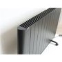 electriQ 2000W Anthracite Smart Aluminium Electric Designer Radiator - Sleek Wall Mounted & Energy Efficient Panel Heater