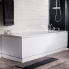 GRADE A1 - Bath Panel 1700mm MDF High Gloss Bath Front &amp; Plinth