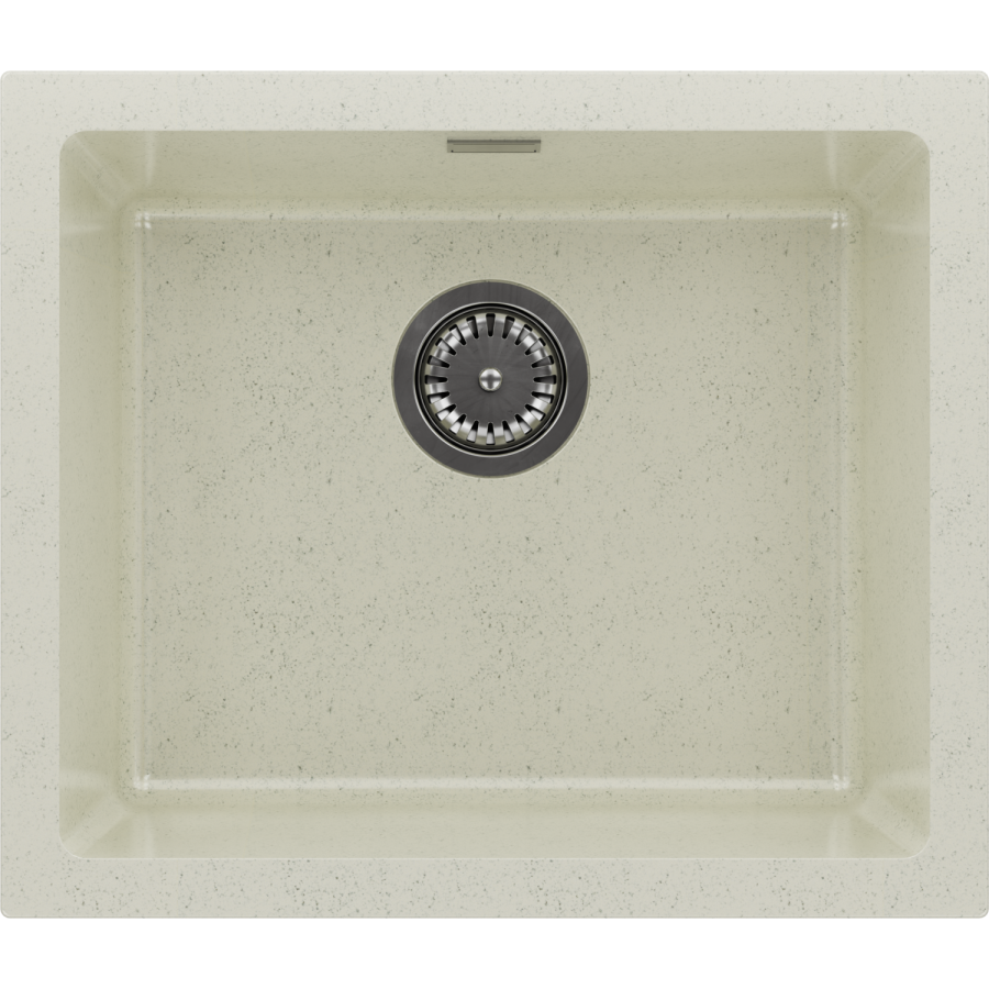 1 Bowl Stone Inset Granite Composite Kitchen Sink with Waste Kit - Enza Eden