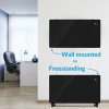 electriQ 2000W Wall Mountable Convector Panel Heater H460xW830- Black