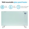 electriQ 2000W Wall Mountable Convector Panel Heater H460xW830 - White