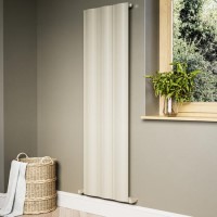 Beige Vertical Designer Single Panel Radiator 1600 x 490mm - Elbrus
