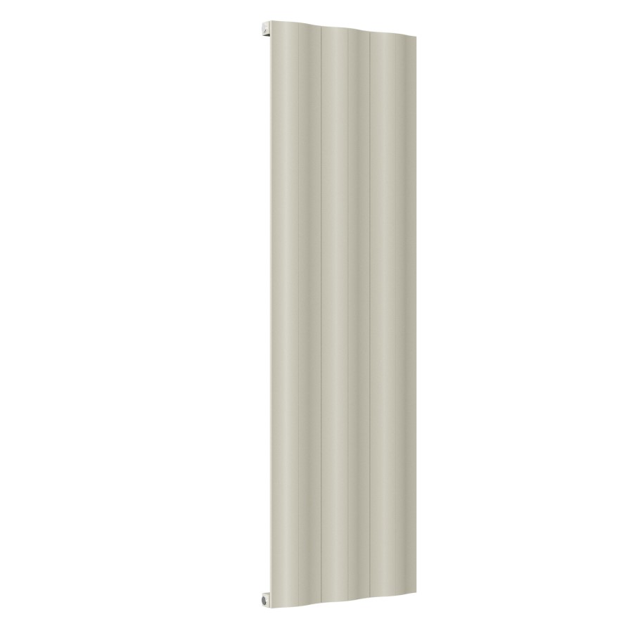 Beige Vertical Designer Single Panel Radiator 1600 x 490mm - Elbrus