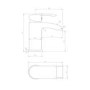 Brushed Brass Waterfall Basin Mixer Tap & Freestanding Tap Pack - Elina