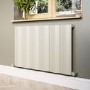 Beige Horizontal Designer Single Panel Radiator 600 x 970 - Elbrus