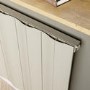 Beige Horizontal Designer Single Panel Radiator 600 x 970 - Elbrus