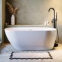 Freestanding Double Ended Bath 1500 x 750mm with Anti-Slip Base - Eleni