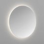Round Backlit Bathroom Mirror with Battery Operated Lights 600mm - Elio