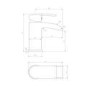 Black Waterfall Basin Mixer Tap & Bath Filler Tap Pack - Elina