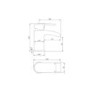 Black Mono Basin Mixer - Elina