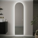 ELOD1800 Arched Backlit Heated Tall Bathroom Mirror with Lights 500 x 1800mm - Elod