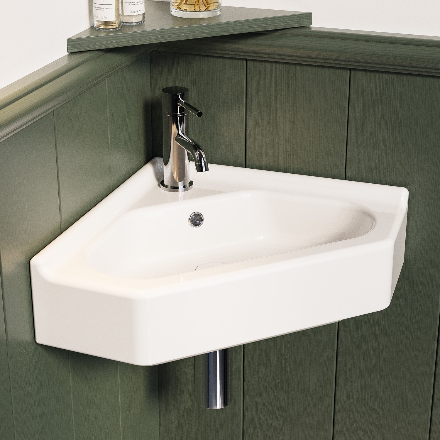 Wall Mount Corner Bathroom Sinks