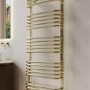 Brass Curved Towel Radiator 1270 x 500mm - Ember