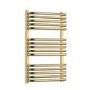 Brass Curved Towel Radiator 740 x 500mm - Ember