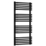 Black Curved Towel Radiator 1000 x 500mm - Ember