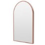Arched Bronze Backlit Heated Bathroom Mirror with Lights 500 x 800mm - Empire