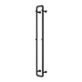 Reina Pelmo Black Vertical Electric Towel Radiator - 1500 x 200mm