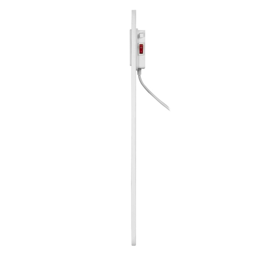 electriQ 550W Paintable Smart Wall Mountable Infrared Panel Heater - Low Energy - 800 x 600mm