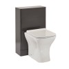 500mm Dark Grey Back to Wall Toilet Unit Only - Camborne