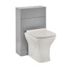 500mm Grey Back to Wall Toilet Unit Only - Camborne