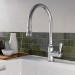 Traditional Single Lever Pull Out Chrome Kitchen Mixer Tap - Evelyn