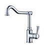 Chrome Single Lever French Traditional Monobloc Kitchen Mixer Tap - Enza Evelyn