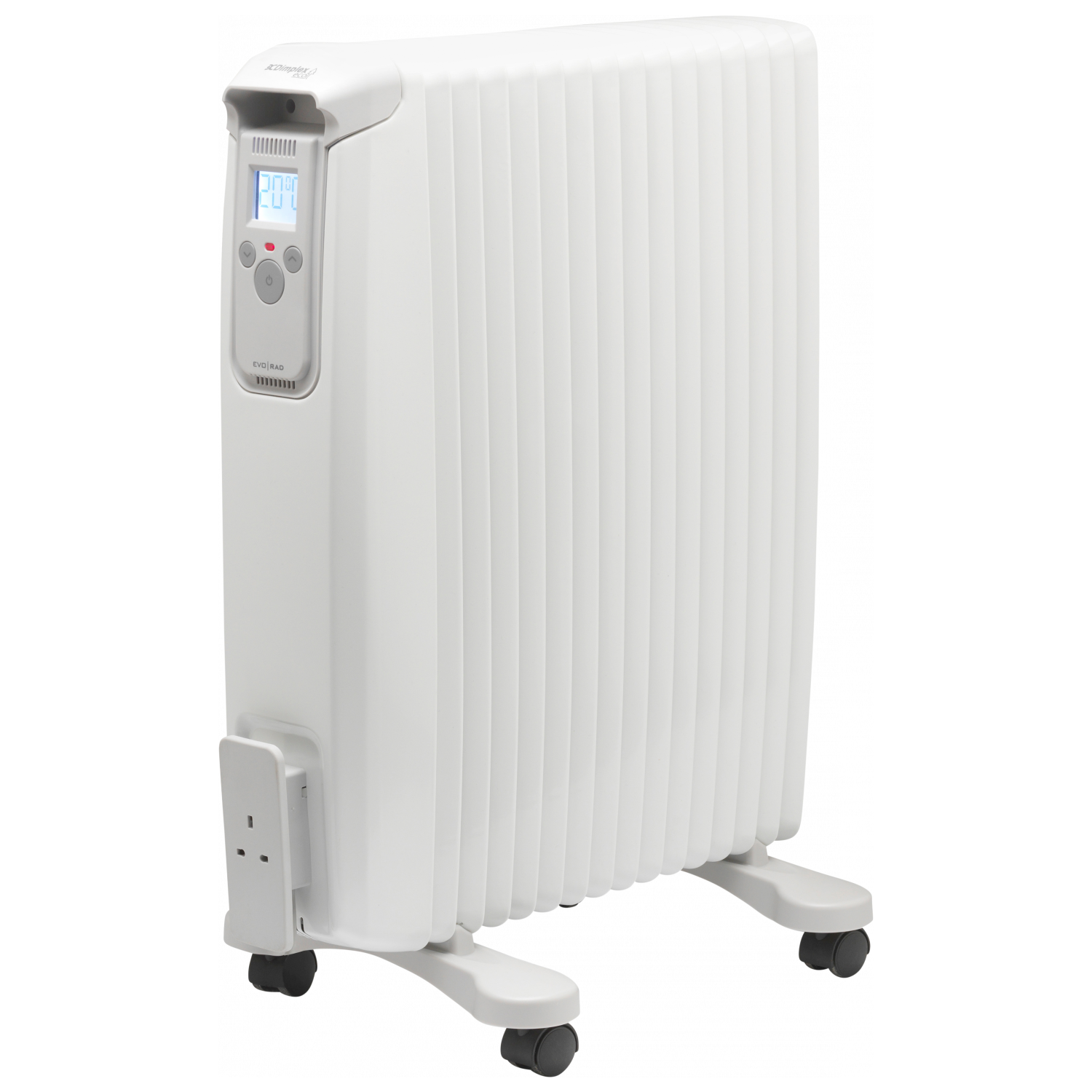 2kw Radiator Dimplex EvoRad 2kW Portable Oil Free Electric Radiator with 2 Heat ...