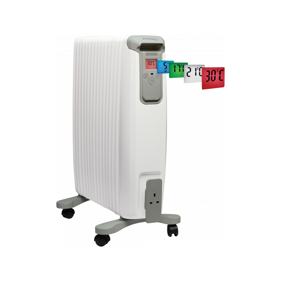 Dimplex EvoRad 2kW Portable Oil Free Electric Radiator with 2 Heat Settings and Runback timer 
