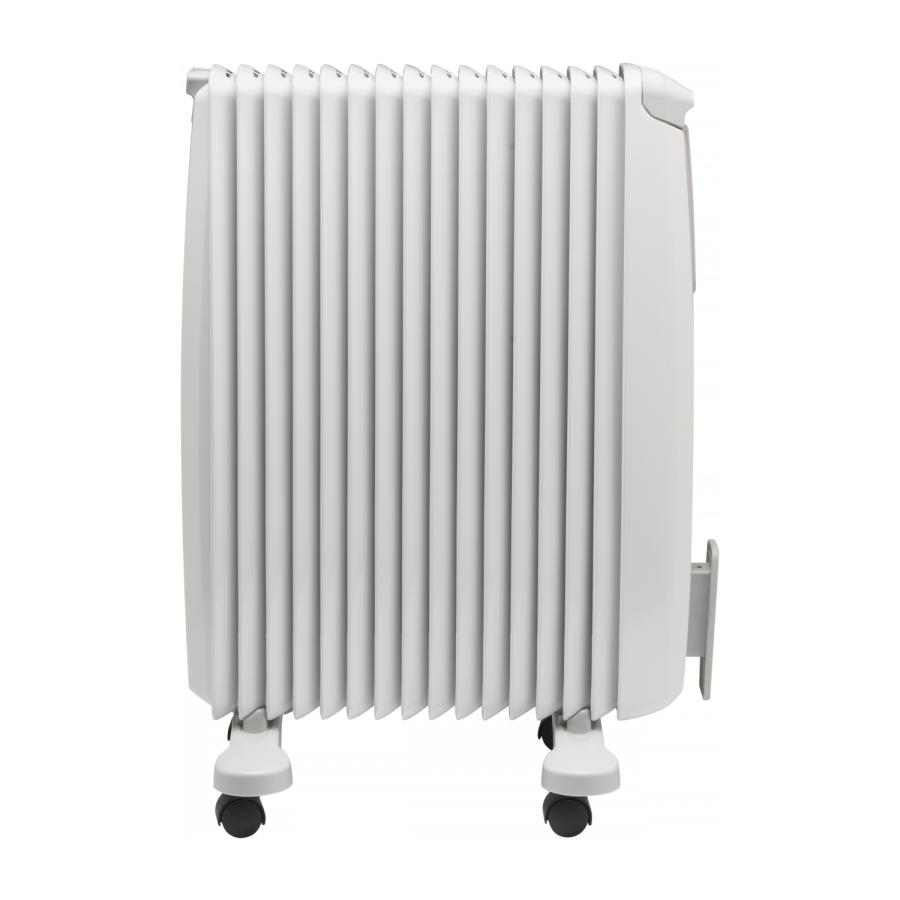 Dimplex EvoRad 2kW Portable Oil Free Electric Radiator with 2 Heat Settings and Runback timer 