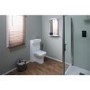 White Cloakroom Toilet Unit & Soft Close Seat