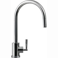 Franke Chrome Single Lever Pull Out Kitchen Mixer Tap - Fuji