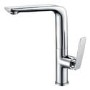 Chrome Single Lever Monobloc Kitchen Mixer Tap - Enza Finch