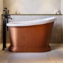 Copper Effect Roll Top Deep Freestanding Bath 1300 x 720mm - Florence