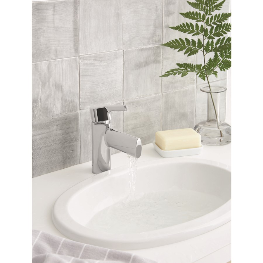 Bristan Flute Mono Basin Mixer Tap with Waste