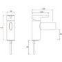 GRADE A1 - Bristan Flute Mono Basin Mixer Tap with Waste