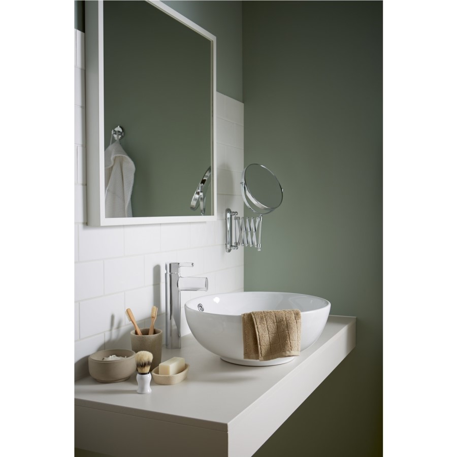 Bristan Flute Single Lever Tall Basin Mixer Tap - Chrome