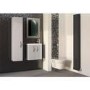 Cashmere Wall Hung Tall Bathroom Storage Unit - H1400mm